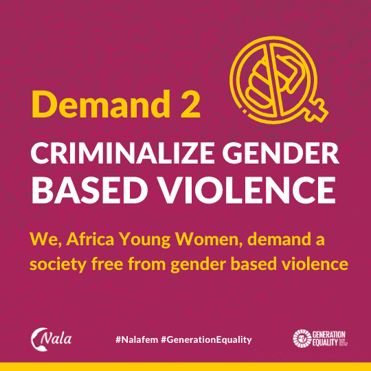Manifesto - Demand 2 : gender Based Violence - Nala Feminist Collective